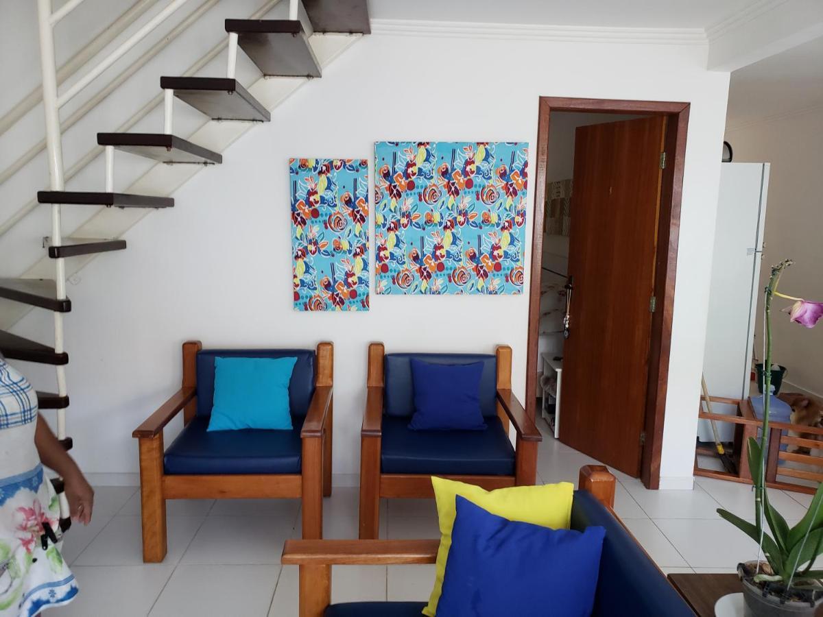 Casa 3 Suites Duplex AR Completa Condomínio fechado Moria à 500 m Praia Axe MOI Porto Seguro Exterior foto